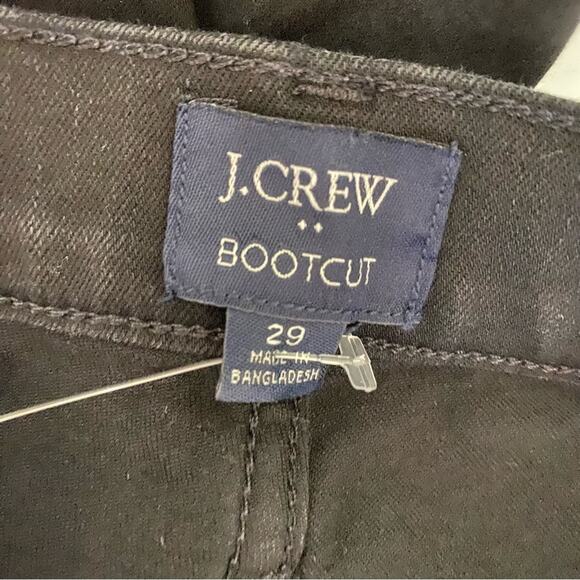 J. Crew Factory Women's Black Bootcut Denim Jeans All-Day Stretch Size 29 NWOT - Picture 7 of 8